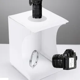 Mini Taşınabilir Katlanır LightBox Pography Stüdyo Yumuşak Kutu LED Işık PO Yumuşak Kutu DSLR Kamera PO PLOMANT231U