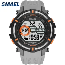 Orologi sportivi Militari SMAEL Cool Watch Men Big Dial S Shock Relojes Hombre Casual LED Clock1616 Orologi da polso digitali Waterproof316J