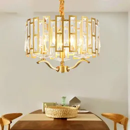 Postmodernistyczne LED Luksusowe K9 Crystal żyrandol oświetlenie salon złoto wiszące światła nordycka sypialnia lampa lampa jadalnia 230a