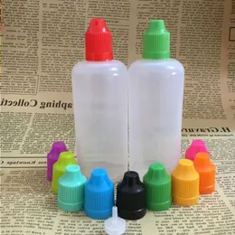 600Pcs/Lot 100ml Soft Needle Bottle PE Bottle 100ML Plastic Dropper Empty E Liquid Bottle Oil Children Proof Cap DHL Free Shipping Agaxo