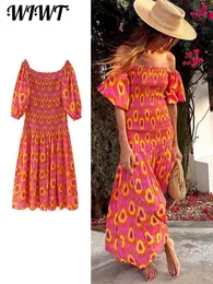 Vestidos Casuais Básicos Elegante Estampado Lanterna Tubo Top Dres Praia Dobrado Patchwork Solto Feminino 2023 Verão Tie Dye Roupão de Férias 230720