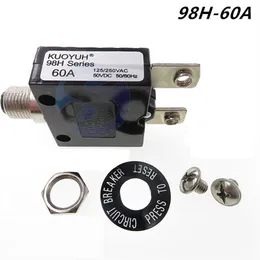 Taiwan KUOYUH 98 Series-60A Overcurrent Protector Overload Switch Screw foot241V
