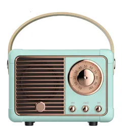 Inne akcesoria AV Drop HiFi stereo mini przenośny telewizor bezprzewodowy kształt 2 retro radio bt ser with fm mic aux tf U dysk 230719