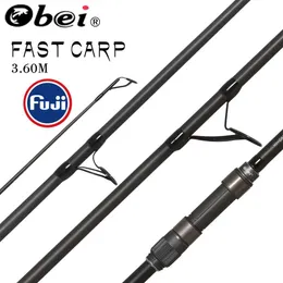 OBEI PURISTA CARP 낚시 막대 탄소 섬유 Fuji 회전 막대 PESCA 3 5 3 LB POWER 40-160G 3 60M 하드 폴 서핑로드 201022328S