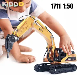 Aircraft Modle Huina 1 50 Diecasts Backhoe Loader Dump Truck Toy Vehicles Bulldozer Model Excavator Toys Collectables Christmas Gifts 230719