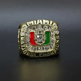 Best Selling Digital Ncaa Fan Commemorative Ring 1991 Miami Hurricane Champion Ring