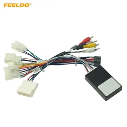 Feeldo Car Audio Stereo 16pin Android Power Wiring Harness Cable Adapter with Canbus for Subaru xv crosstrek2017 forester17-19175j