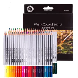 24 36 48 Lápis coloridos Lápis aquarela Caneta de cor chumbo solúvel em água 307e