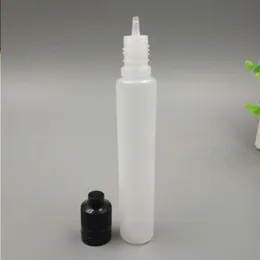 5000st PE 30 ml flaska E flytande genomskinlig 30 ml plastsaft droppflaskor penna stil med barnsäkert manipulationsbehållare BOBXL
