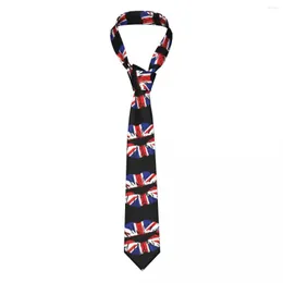 Bow Ties British Lips Men Slips Polyester 8 cm Classic London Flag Red Print UK Neck For Mens Suits Accessories Gravatas Wedding