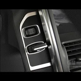 Rostfritt stål Key Hole Panel Decoration Cover Trim Interior Tändningsanordningsremsor för Volvo XC60 Biltillbehör2668