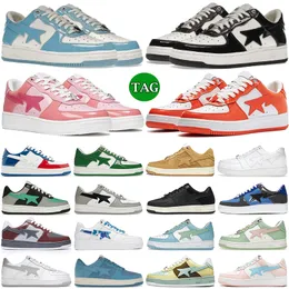 sapatos de grife para homens tênis femininos cano baixo preto branco azul bebê laranja camuflagem verde camurça rosa pastel nostálgico borgonha cinza tênis de moda masculina