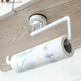 Acessórios de cozinha Suporte de armazenamento Ventosa a vácuo Toalheiro de papel Adesivo Prateleira de toalhas de banheiro Pendurado na parede Rolo de papel Rack