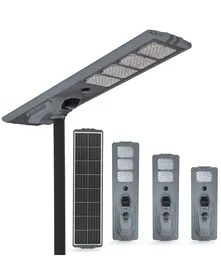 Integrerad utomhus Solar Street Light 100W 200W 300W 400W allt i ett solbelysning Commercial Lighting Aluminium IP65 Vattentät ingenjörsljus