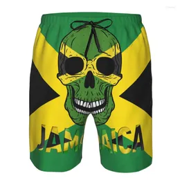 Men's Shorts Horror Skull American Flag Graphic Pants 3D Printed Hip Hop Y2K Board Summer Hawaii Swimsuit Cool Surf Swim Pęd