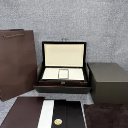 Watch Boxes Cases Factory Supplier Brown With Wooden Watch Box Luxury With Papers Card Can Customization Stainless Steel 904L Waterproof Watche 230719