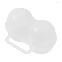 Bottiglie di stoccaggio 2 Gird Egg Holder Container Vassoio portatile Dispenser per carrello per campeggio Picnic Scatola da viaggio a tenuta stagna