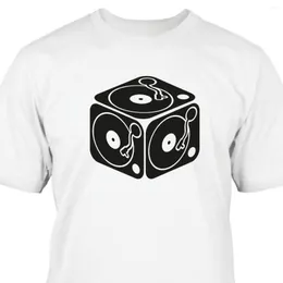 Magliette da uomo 2023 Fashion Turntable Cube T-Shirt Design