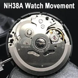 Japan NH38A MEKANISK Rörelse Högkvalitativ Brand Automatisk Selfwinding Movt Replacement NH38 24 Jewels Import Mekanism2594