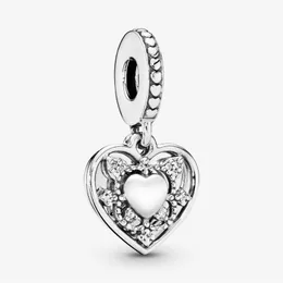 Novidade 100% Prata Esterlina 925 My Wife Always Heart Pendente Charm Fit Original Europeu Charm Bracelet Fashion Jewelry Access313K
