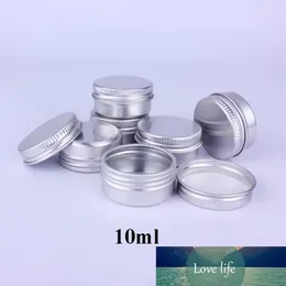 300 Stück 10 g 10 ml Aluminium-Zinnglas Metallbehälter Lippenbalsambehälter Leere Kerzengläser Cremetopf Box185h