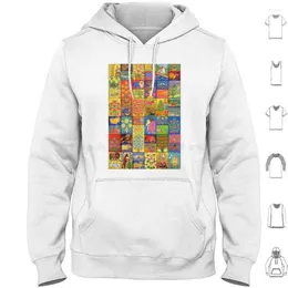 Men's Hoodies Maria Pryimachenko Long Sleeve Ukrainian Folk Art Painter Ukraine Zelensky