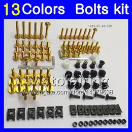 Fairing bolts full screw kit For KAWASAKI NINJA ZX10R ZX 10R 04 05 ZX 10 R 04-05 ZX-10R 2004 2005 05 Body Nuts screws nut bolt kit302I