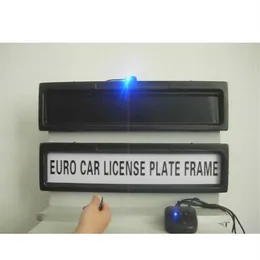 일반적인 플라스틱 스텔스 원격 제어 번호판 프레임 개인 정보 보호 커버 라이센스 플레이트 프레임 차량 안전 안전한 EU321U