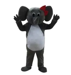 Hallowee Elephant Mascot Costume Top Quality Cartoon Anime theme character Carnival Adult Unisex Dress Christmas Birthday Party Outdoor Outfit