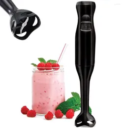 Blender Electric Immersion Hand Blender(Black) Mixer Chopper Ice Crushing 2-Speed Control One Removable Blending Stick For Ea