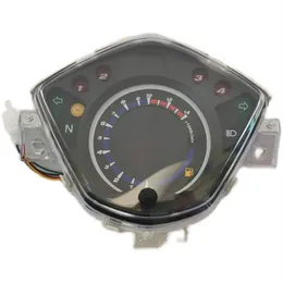 Mot267P 7-Farben-Bildschirm, Motorrad-Instrument, Universal-Motorrad-LCD-Digitallicht, Drehzahlmesser, Kilometerzähler, 14000 U/min, Tacho-Hintergrundbeleuchtung