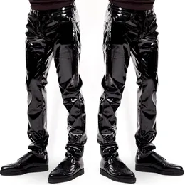 PANTALONI IN PVC JEANS IN VERNICE LUCIDA DA UOMO FLY JEANS X6005 28 30 32 34 36 38 213f