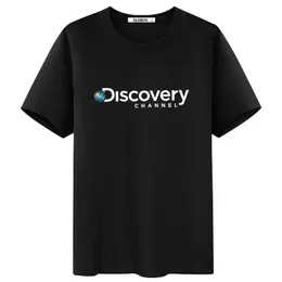 Mens Tshirts Discovery Channel Hızlı Kurutma Tshirt 180g Pamuk Yuvarlak Boyun Kısa Kol 230720