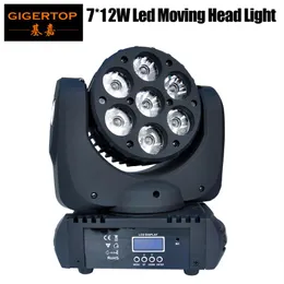 7x12W 4in1 RGBW Super Bright LED Moving Head beam-4 in 1 Moving Head Beam Light 100V-240V 90W Led Beam Light306N