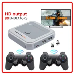 Super Console X Pro Nostalgic Host HD 4K HDTV wyjście 64G 128G Mini Portable Console Arcade Kids Retro Game Emulator Can Can S264W