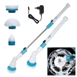 Mop Spazzola per piastrelle da bagno Strumento per la pulizia del lavello della cucina Pulitore elettrico rotante Spazzola per la pulizia elettrica wireless 3 in 1 Compiti a casa 230719