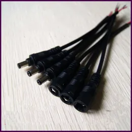 LED DC Connector draad Strip 5050 3528 enkele kleur DC Power Adapter connector 5.5*2.1mm mannelijke en vrouwelijke connector LL
