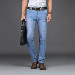 Men's Jeans 2023 Brand Men Spring Summer Style Utr Thin Denim Cotton Causal Pants Business 28-40