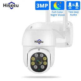 3MP WIFI Camera Outdoor 1536P 5X Digitial Zoom PTZ IP Cameras Audio P2P CCTV Surveillance work with Hiseeu Wireless System296o