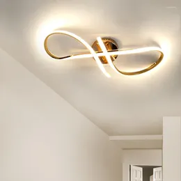 Lampki sufitowe Złote Chrome Patrzenie Nowoczesne Chandeleirs LED żyrandole do jadalni Mieszkająca w sypialni Kitchandol Mandelier