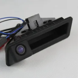 Para BMW 3 E90 E91 E92 E93 320i 335i Câmera de visão traseira do carro Back Up Park Camera HD CCD RCA NTST PAL Tronco Handle OEM274Z