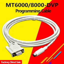 MT6000-DVP適切なVEINVIEW MT6000 MT8000 HMIからDELTA DVPシリーズPLCプログラミングケーブルMT8000-DVP 9PIN MALE-ROUND 8PINS290Z