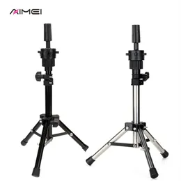 Adjustable Wig Stands Tripod Stand Hair Mannequin Training Head