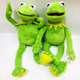 Kuklalar 60cm236inch Muppets Kermit Kurbağa Dolgulu Hayvanlar El Kukla Peliş Boy Boy Oyuncaklar Çocuklar İçin Doğum Günü Hediyesi 230719