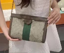 borsa a tracolla singola a spalla Borsa a catena da donna nuova moda senior con assegno a forma di diamante