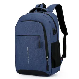 Mochila escolar CrossBorder Mens Mochila LargeCapacity Simple Fashion Travel Feminino Student ComputerBag 230720