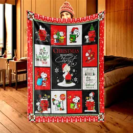 Cobertores Swaddling Christmas Halloween Pattern Flannel Throw Blanket Soft Warm Cozy for Sofa Bed Decor Cobertor Kid Adult Festival Gift Home Bedroom 230720