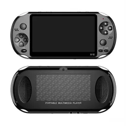 X12 Handheld-Game-Player, 8 GB Speicher, tragbare Videospielkonsolen mit 5,1-Zoll-Farbbildschirm, Unterstützung für TF-Karte, 32 GB MP3-MP4-Player MQ279b