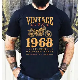 T-shirt da uomo in edizione limitata nel 1968 Vintage Motorcycle Birthday Gift Idea Shirt Classic Made Ginuine Original Parts T-Shirt