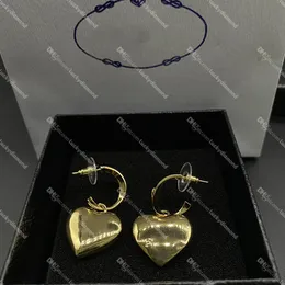 Gold Love Eartrop Women Hoop Earrings With Gift Box Designer Lady Letter Ear Loop For Gift